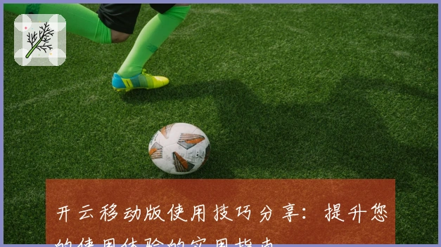 开云移动版使用技巧分享：提升您的使用体验的实用指南